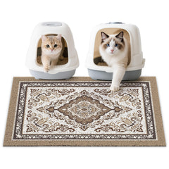 Alfombrilla Unicorn Catcher para arenero de gato 33x22, atrapa arena y mantiene el suelo limpio