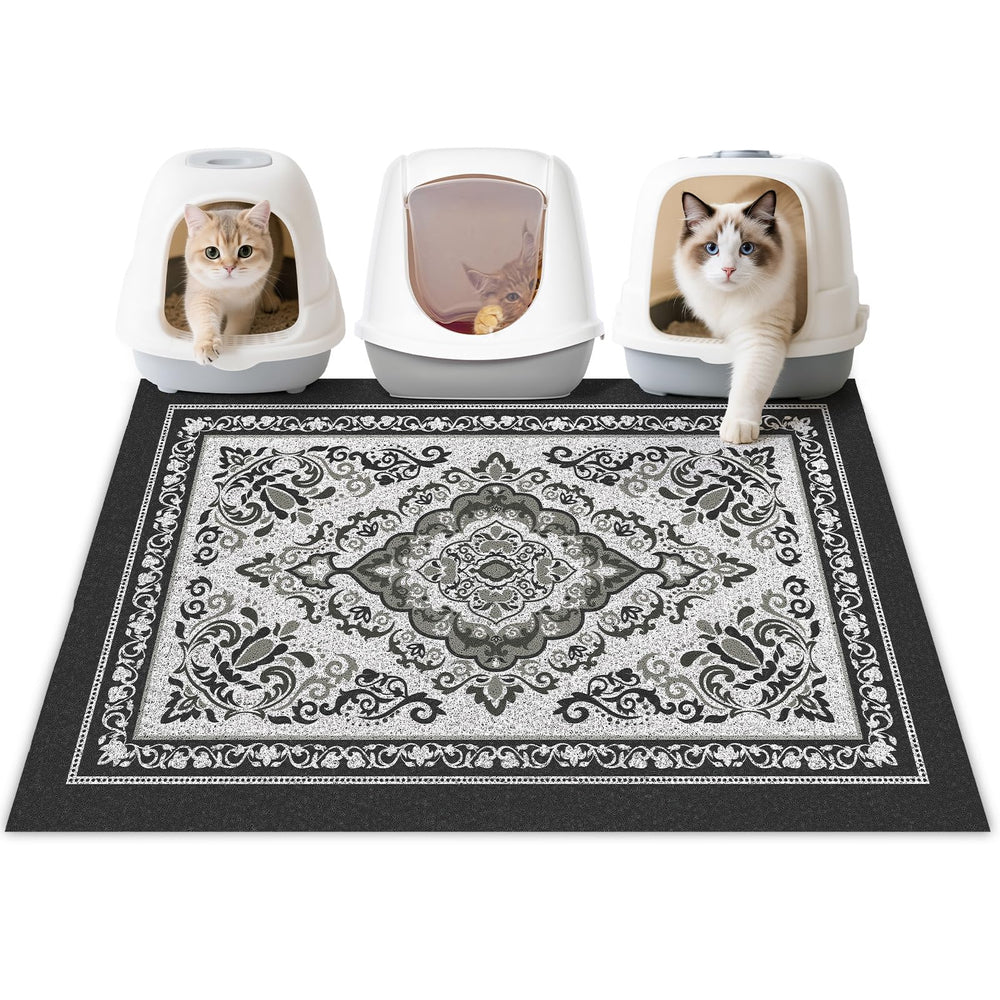 Almohadilla Unicorn Catcher para arena de gatos atrapa partículas y facilita la limpieza