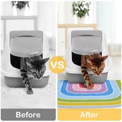 Alfombrilla Unicorn Catcher, superficie PVC suave, cuida las patitas de tu gato.