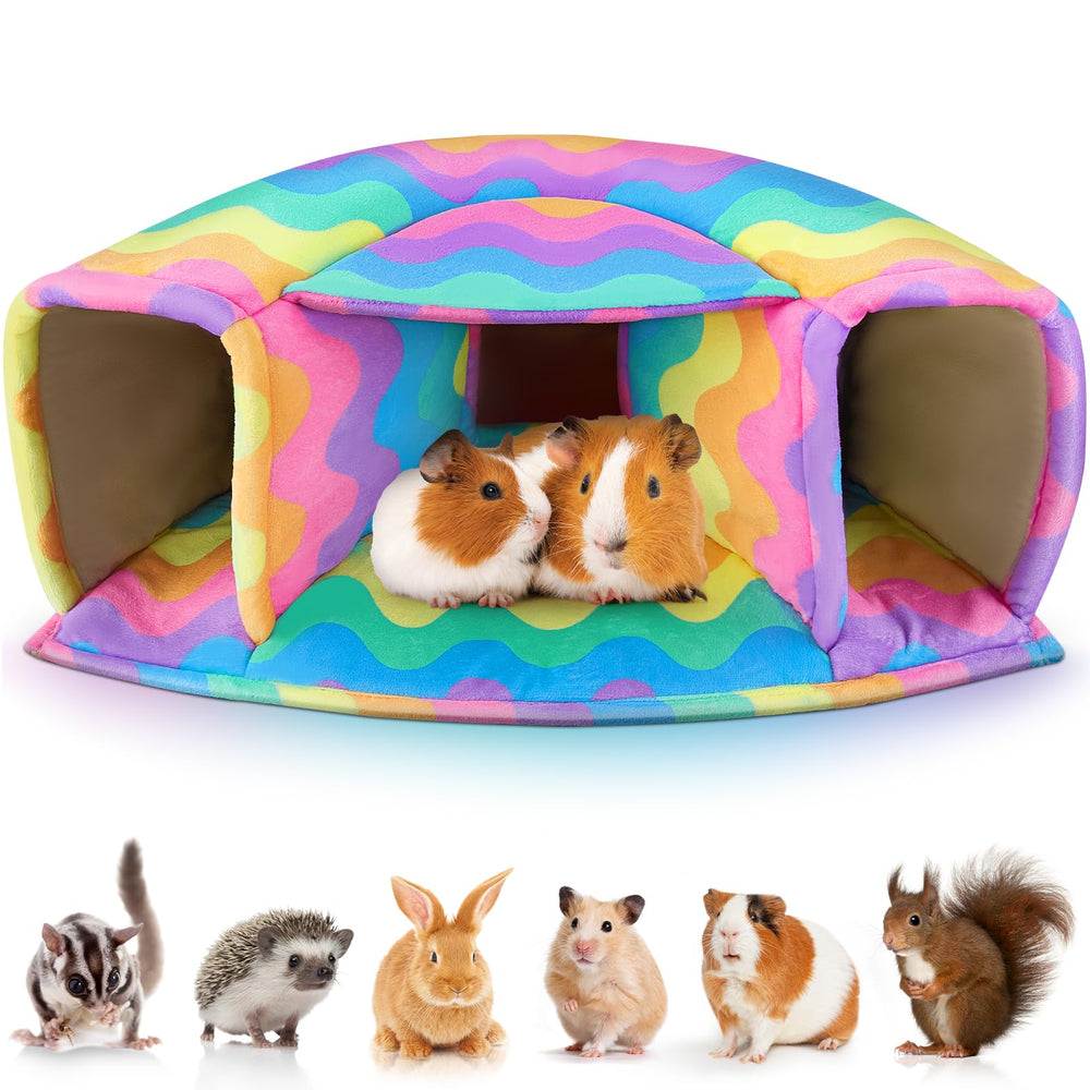 Unicorn Catcher refugio cobaya, cama grande cálida para dormir cómodo.
