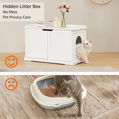 Unipaws armario-para-arena-gato-grande: diseño práctico para limpieza y orden