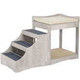 Unipaws cama litera para perros y gatos, espacio multi nivel para dormir.