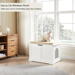 Unipaws mueble-con-espacio-superior: superficie superior para accesorios y decoración
