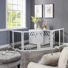 Unipaws playpen para perros, espacio amplio, ideal para entrenamiento y descanso.