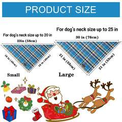 Bandana Unique Style Paws para perro, triángulo grande, resistente para paseos y fiestas.