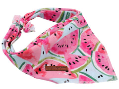Bandana de algodón Unique Style Paws triángulo talla mediana, perfecta para perros medianos.
