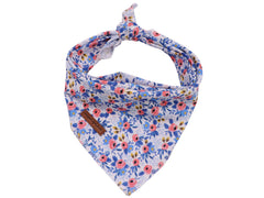 Bandana Unique Style Paws triángulo algodón talla pequeña, ideal para paseos diarios.