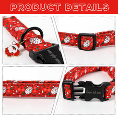 Unique Style Paws collar de algodón suave, cómodo para perros.