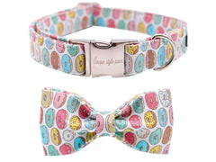 Collar Unique Style Paws con lazo ajustable para perros, cómodo y elegante.