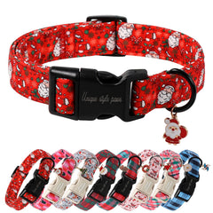 Unique Style Paws collar navidad con hebilla plástica, cómodo y fácil de ajustar.