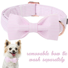 Unique Style Paws: collar ajustable rosa, perfecto para diferentes tamaños.