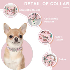 Unique Style Paws collar algodón suave, ideal para uso diario y piel sensible.