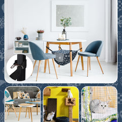 Hamaca Unittype colgante tejido lino, ideal para espacios interiores.