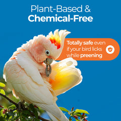 Ingredientes naturales de UnRuffledRx Aloe Vera para aves.