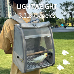UOOPET mochila portadora de aves toldo UV sombra retráctil