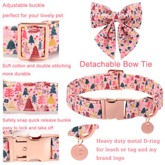 Colgante de árbol navideño en collar UP URARA PUP para fotos
