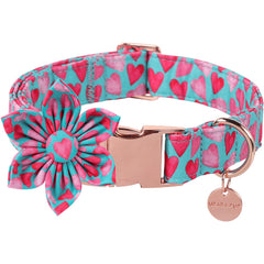 UP URARA PUP collar flor valentín, ideal para uso diario y estilo suave.