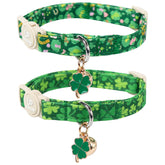 UP URARA PUP collar para gatos con trébol, cómodo y ajustable para uso diario