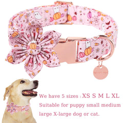 Hebilla de metal ajustable en collar UP URARA PUP, resistente y seguro.