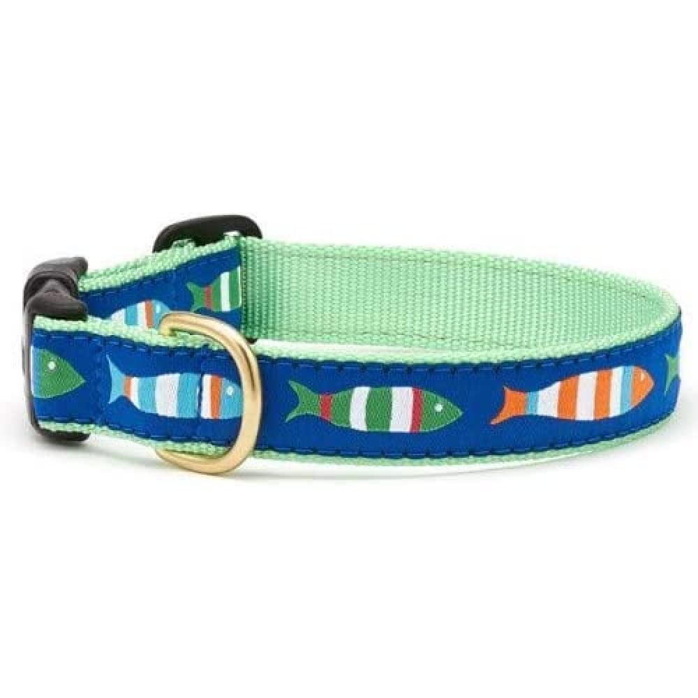 Collar Up Country Funky Fish, pez divertido, ideal para paseos duraderos.