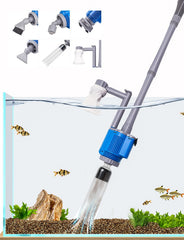 UPETTOOLS aspirador-grava-acuario 6-en-1 para limpieza integral del sustrato