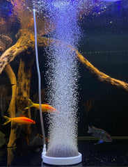 UPETTOOLS Boxtech piedra de aire para acuario, detalle de burbujas finas para oxigenación.