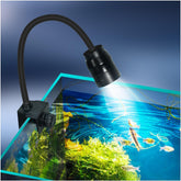 Luz UPETTOOLS de acuario con espectro completo y zoom para plantas.