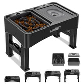 UPSKY cuenco elevado a 4 pulgadas para perros pequeños mejora la postura.