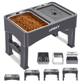 Upsky bebederos elevados de 4 pulgadas para perros pequeños, acceso cómodo durante la comida