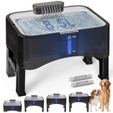 Fuente UPSKY para perros elevada con 4 alturas, comodidad para cada tamaño.