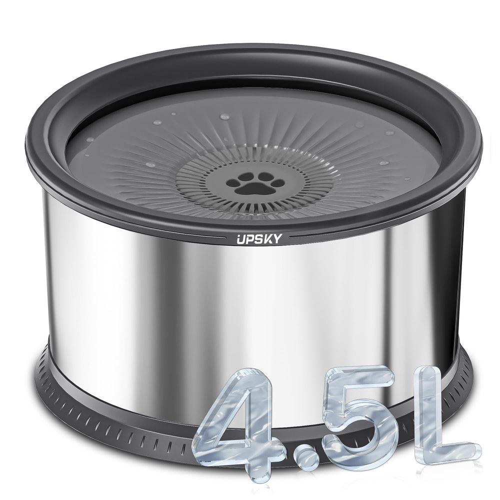 Tazón UPSKY de 4.5L para perros, gran capacidad para varias mascotas