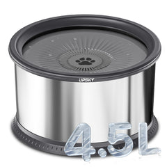 Tazón UPSKY de 4.5L para perros, gran capacidad para varias mascotas