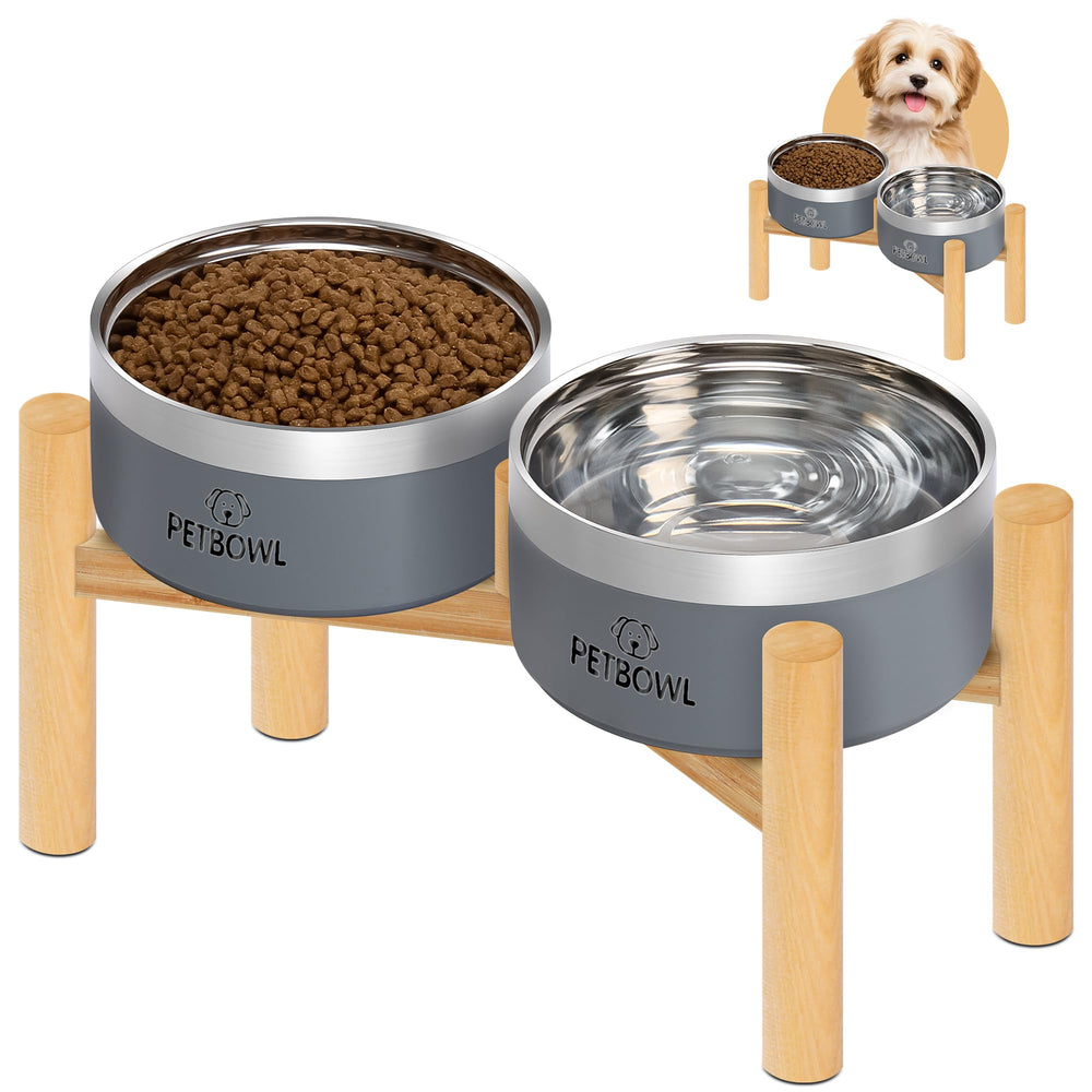 Upsky tazones alzados doble 27 onzas para perros pequeños y medianos, comodidad al comer