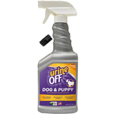Urine OFF limpiador enzimático en botella para eliminar manchas y olores.