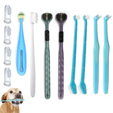 URMYONLY cepillo para perros con triple cabezal 360, limpieza dental avanzada