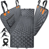 URPOWER protector de asiento para perros, vista frontal, protege contra manchas y suciedad.