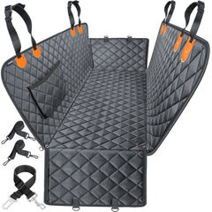 URPOWER protector de asiento para perros, vista frontal, protege contra manchas y suciedad.