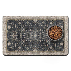Usnfhcaw tapete para comida de perro absorbente que mantiene el área limpia.