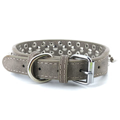 UVONOKAY collar anti-mordida con defensa y tachuelas brillantes para paseos.