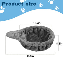 UXIETIN hamaca para árbol de gatos grandes, materiales suaves y cálidos.