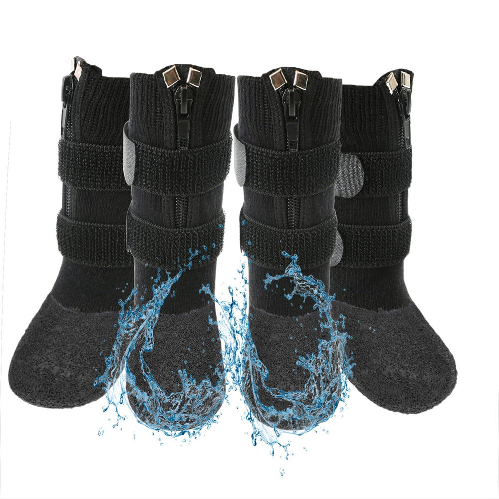VALFRID botas para perro impermeables con agarre, ideales para paseos en cualquier clima.