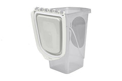 Contenedor Van Ness con contenido visible facilita saber cuándo reabastecer