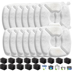 VANVE filtros para fuente gatos, 28 piezas, agua más limpia para tu mascota