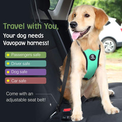 VavoPaw Arnés coche para perro, ajuste cómodo