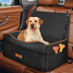 VavoPaw asiento de coche para perro mediano con vista por la ventana para mayor confort.