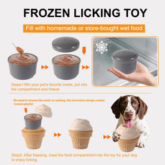 Juguete Vayugo para perro de helado que estimula mente y coordinación