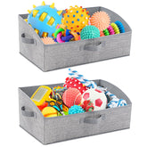 Cesta Juguetes de perro VCEPJH plegable con frente baja para acceso fácil.