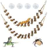 VCEPJH puente para reptiles facilita trepar y tomar el sol de forma segura