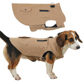 Vecomfy cazadora-trabajo-perro-arnes-integrado: arnés seguro para paseos.