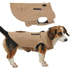 Vecomfy cazadora-trabajo-perro-arnes-integrado: arnés seguro para paseos.